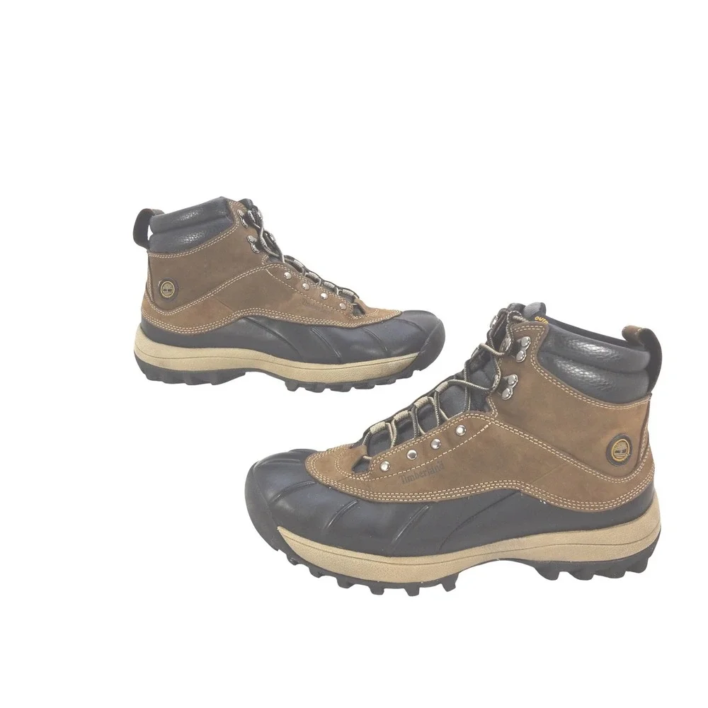 Timberland Canard Mid Leather Lace-Up Walking Chukka boots Brown Men's 10M‎